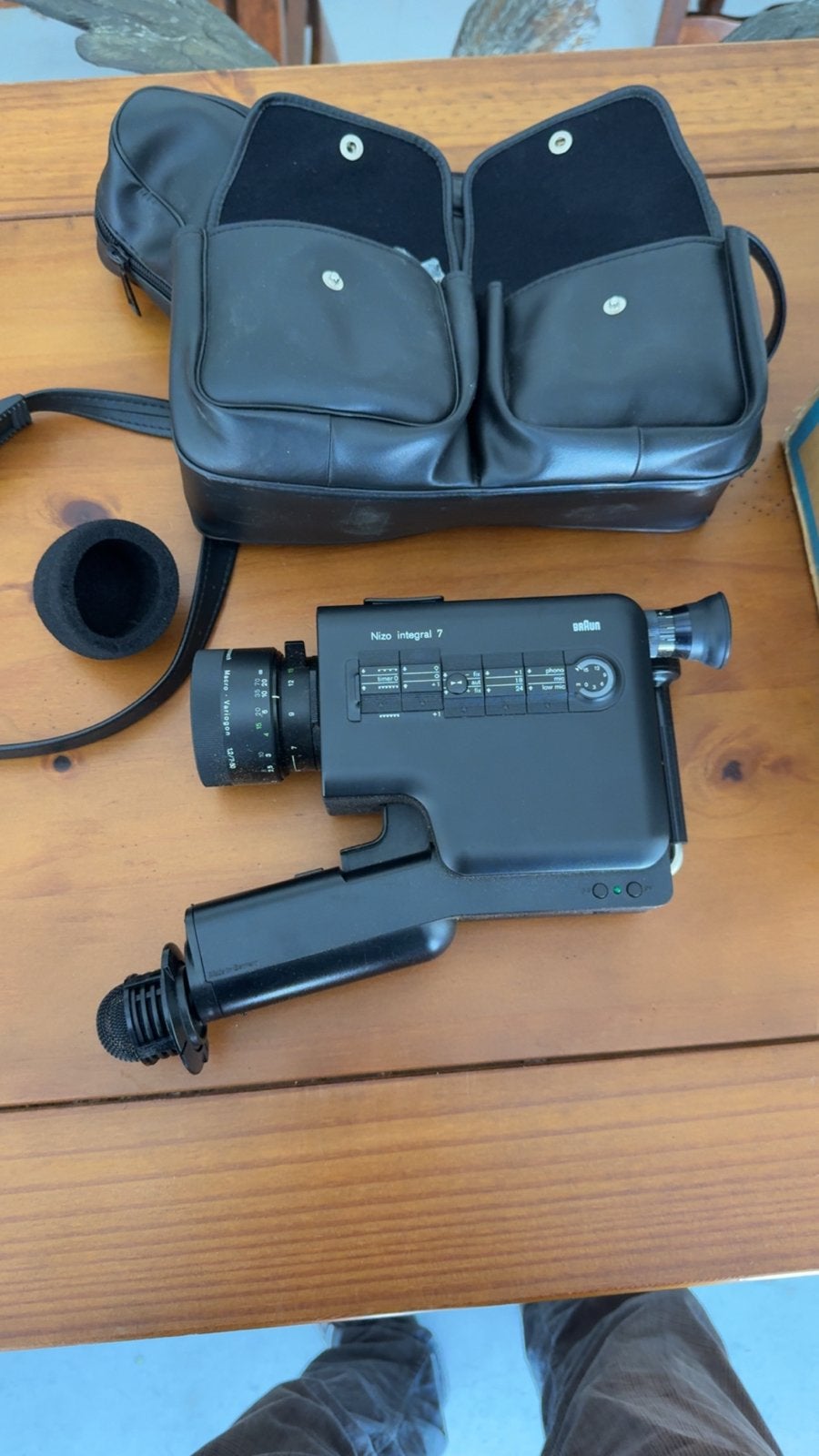 Braun Nizo Integral 7 Super 8 Camera met tas, Audio, Tv en Foto, Videocamera's Analoog, 8mm, Braun, Ophalen of Verzenden, Braun