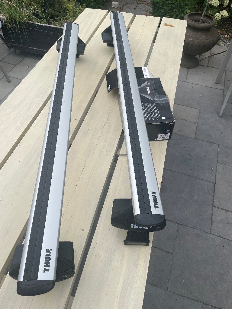 Thule Evo Clamp dakdragers met sleutel, Auto diversen, Dakdragers, Ophalen, Gebruikt