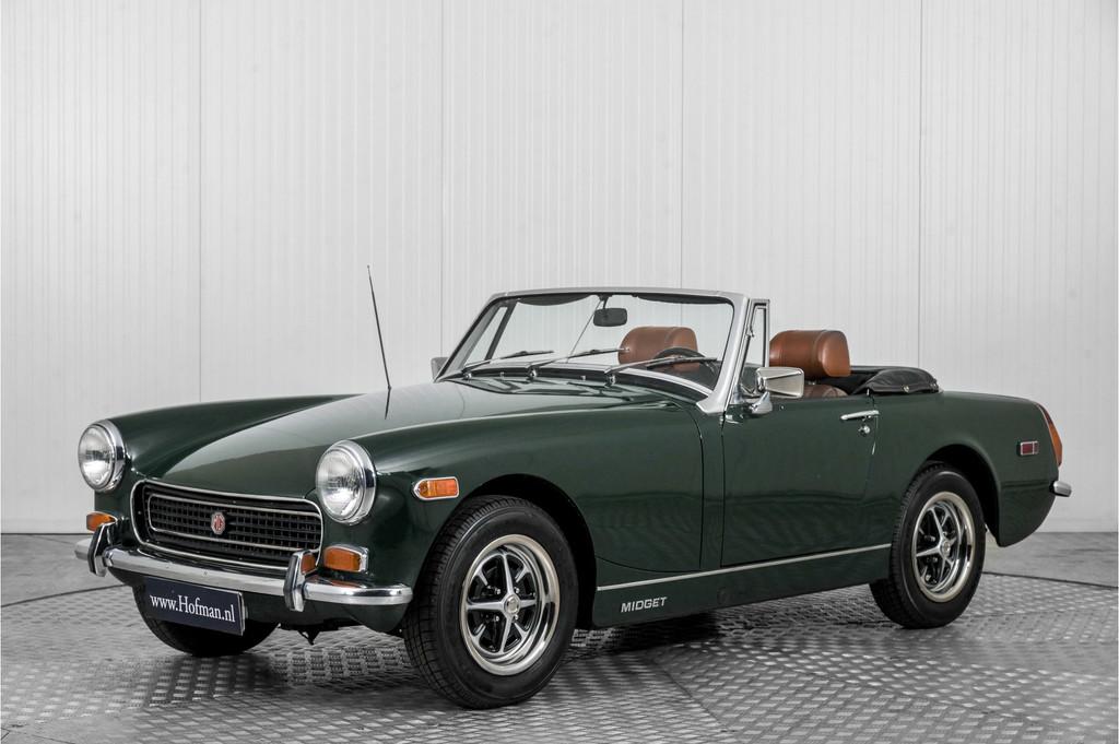 MG Midget . (bj 1972), Auto's, MG, Bedrijf, Te koop, Midget, Open dak, Benzine, Cabriolet, Handgeschakeld, Geïmporteerd, Groen