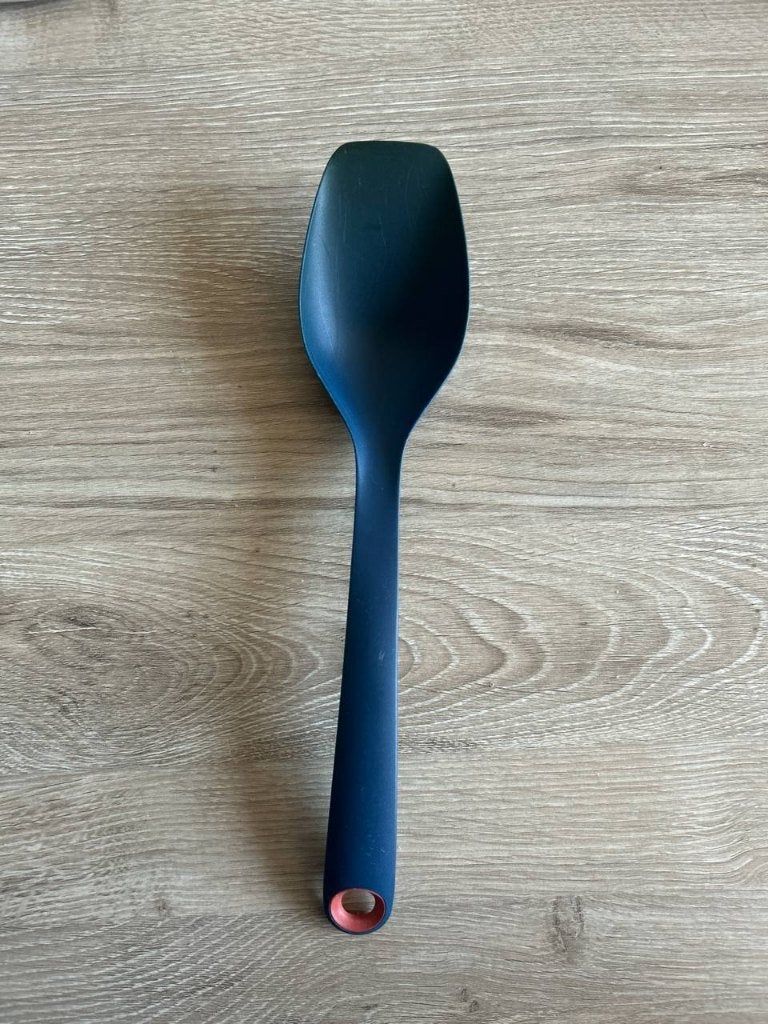 Spatel blauw, Huis en Inrichting, Keuken | Bestek, Ophalen, Kunststof, Gebruikt, Los bestek