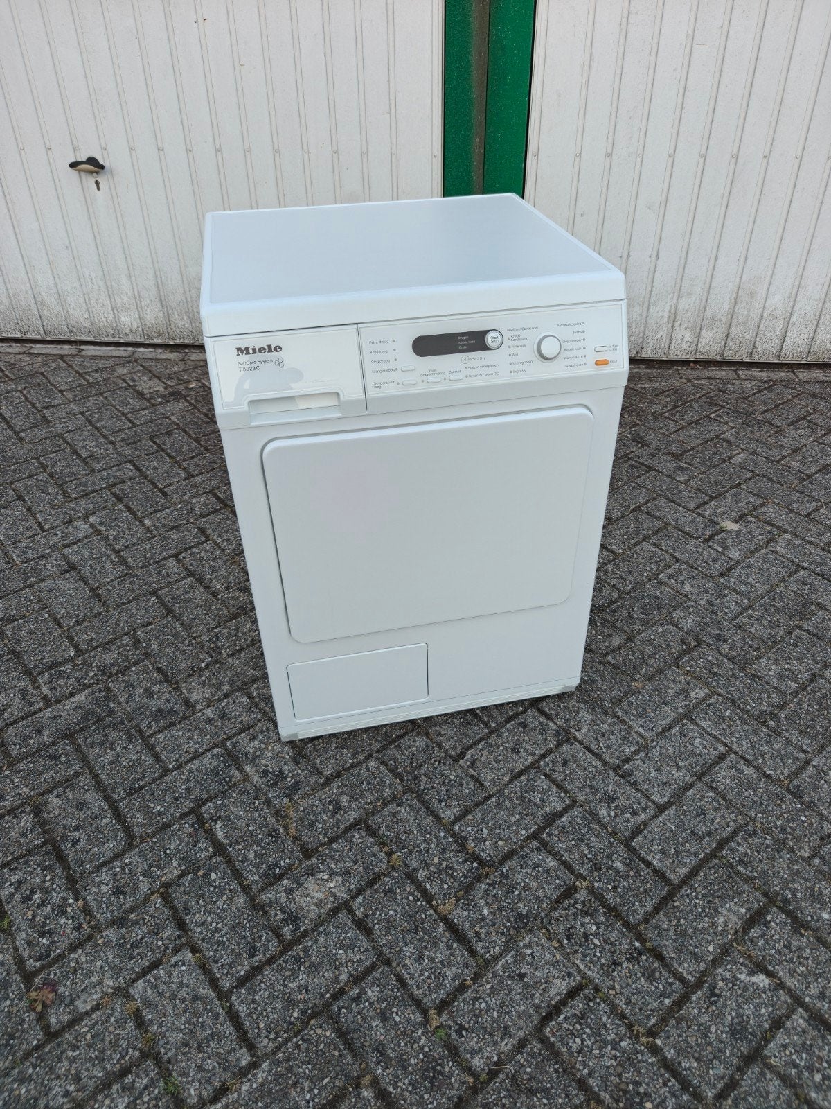 Miele T8823C condensdroger 7kg B klasse zo goed als nieuw., Witgoed en Apparatuur, Wasdrogers, Ophalen, 6 tot 8 kg, Anti-kreukfase