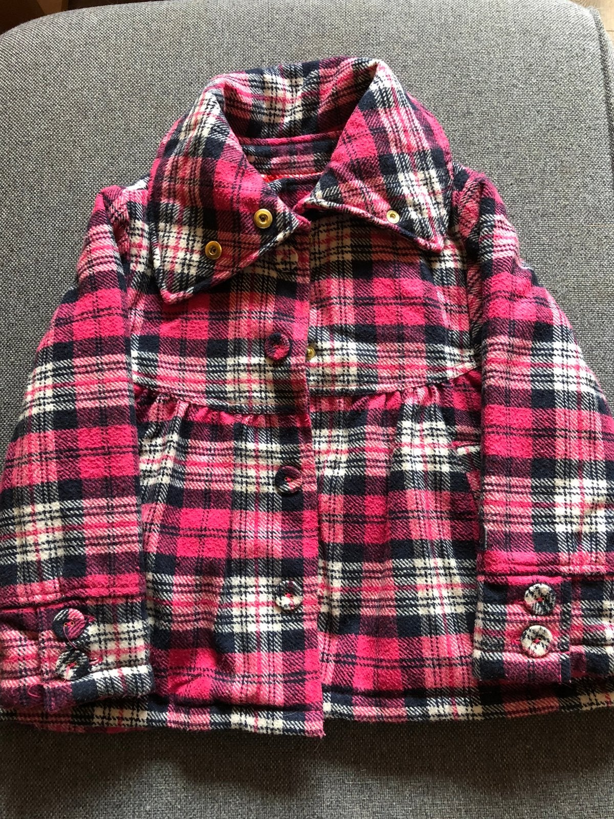 Winterjas, gewatteerd, met capuchon, maat 104, Ophalen of Verzenden, Zo goed als nieuw, Meisje, Jas