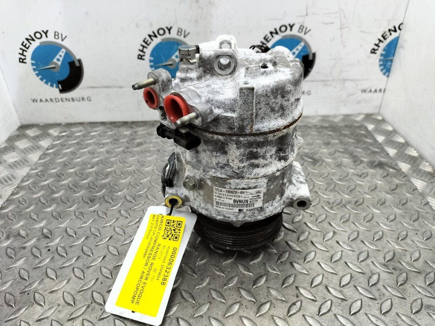 LANDROVER RANGE ROVER EVOQUE AIRCO COMPRESSOR / AIRCOPOMP 20, Auto-onderdelen, Ophalen of Verzenden, Gebruikt, ARN erkend
