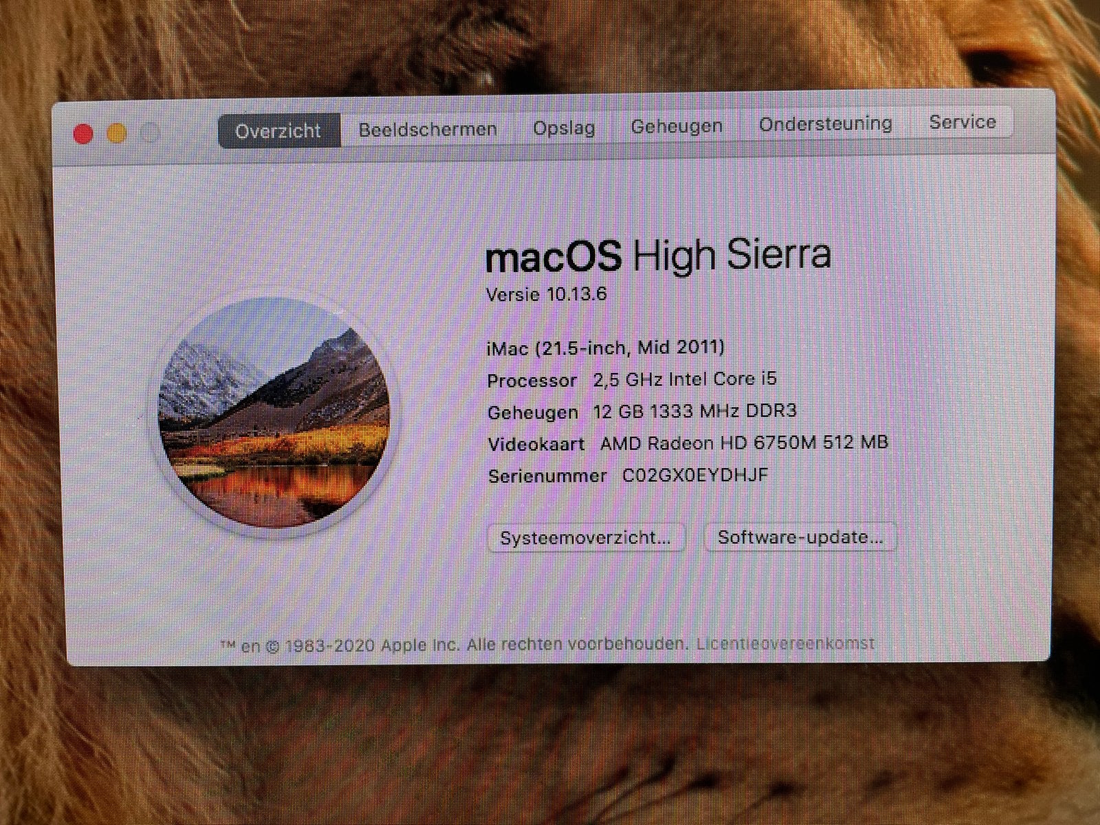 iMac (21.5-inch, Mid 2011) - 2.5 GHz i5, 12 GB RAM, Computers en Software, Apple Desktops, Ophalen, Gebruikt, 2 tot 3 Ghz, 8 GB