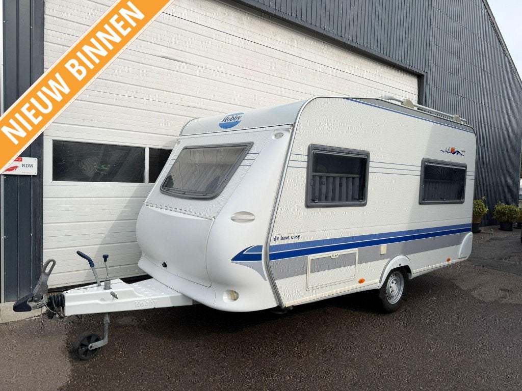 Hobby De Luxe 400 + voortent + luifel, Hobby, Bedrijf, Treinzit, Schokbreker