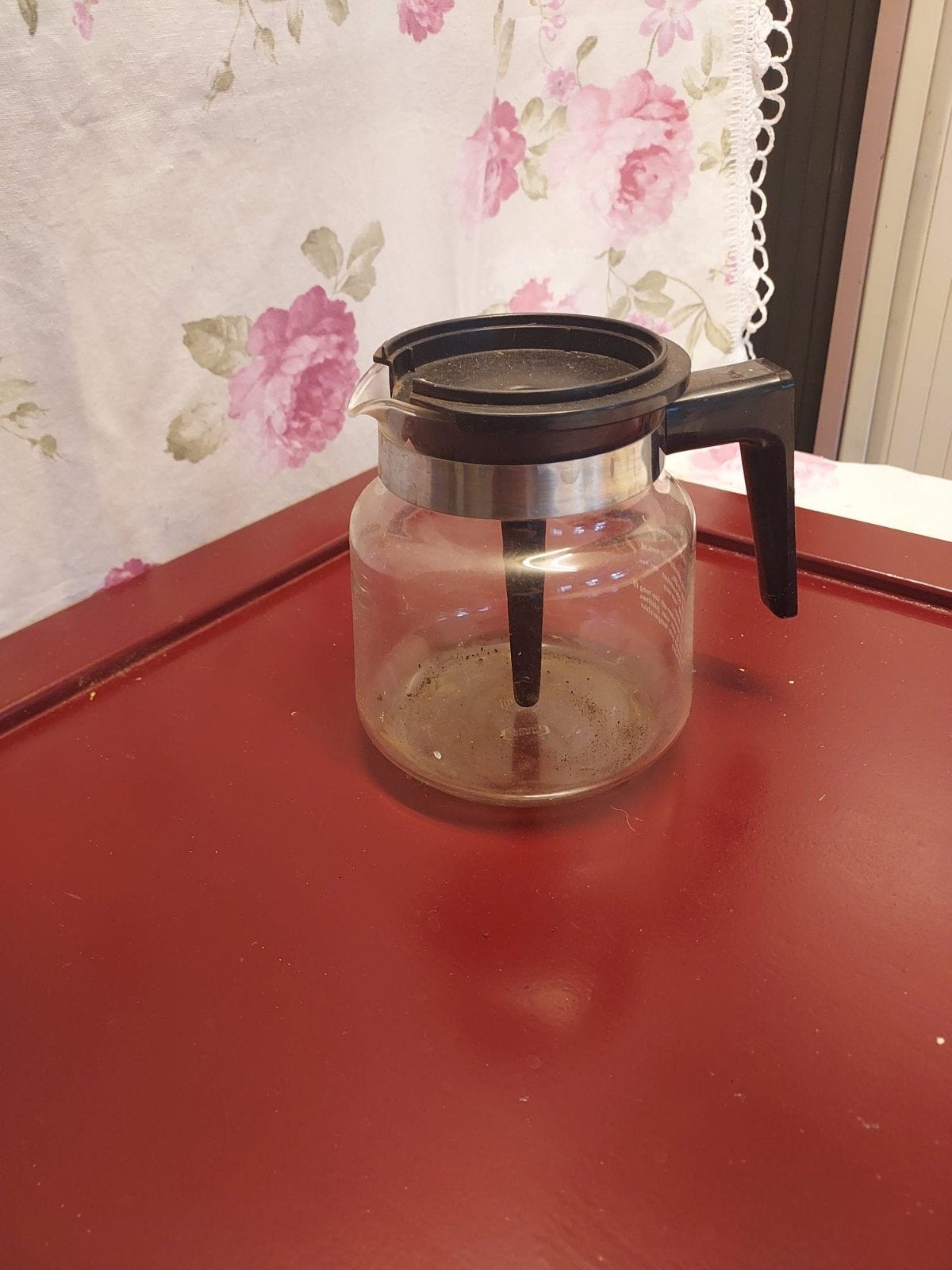 Douwe Egberts                    glazen koffie pot met kopje, Ophalen of Verzenden