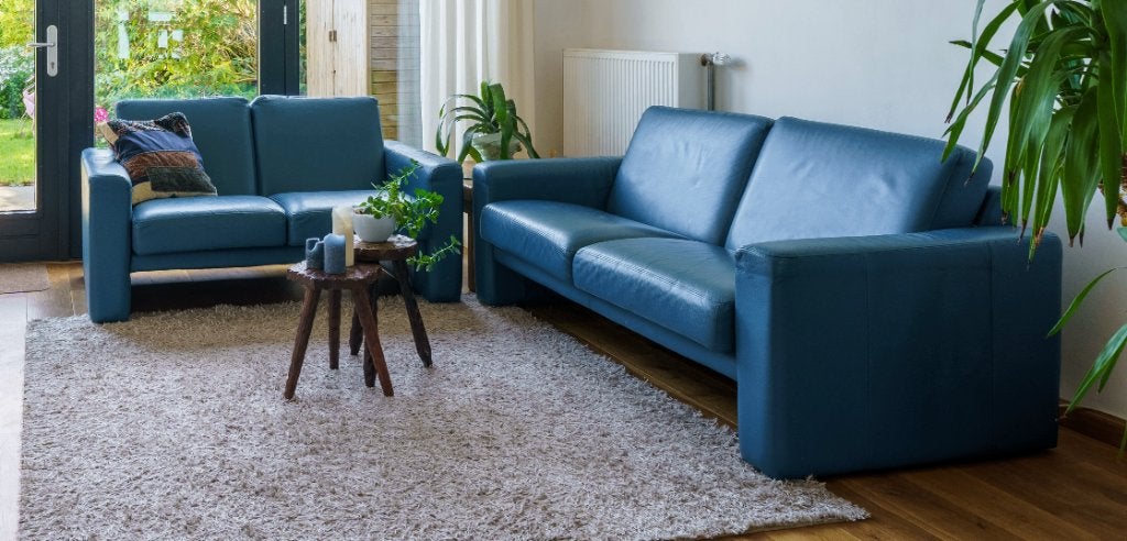 Leren bankstel, kleur petrol incl bezorging, Minder dan 75 cm, 150 tot 200 cm, Leer, Ophalen of Verzenden