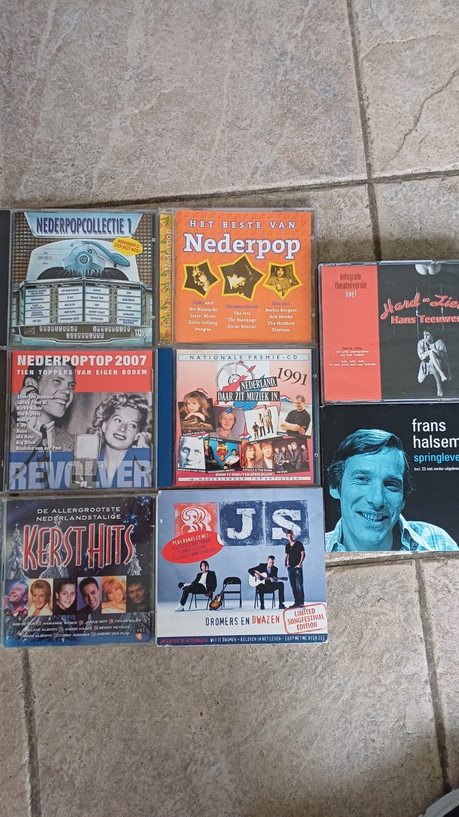 8 diverse Nederlandse CD's - Pop, Kerst, Schlager, Gebruikt, Ophalen of Verzenden, Pop, Inclusief doosje