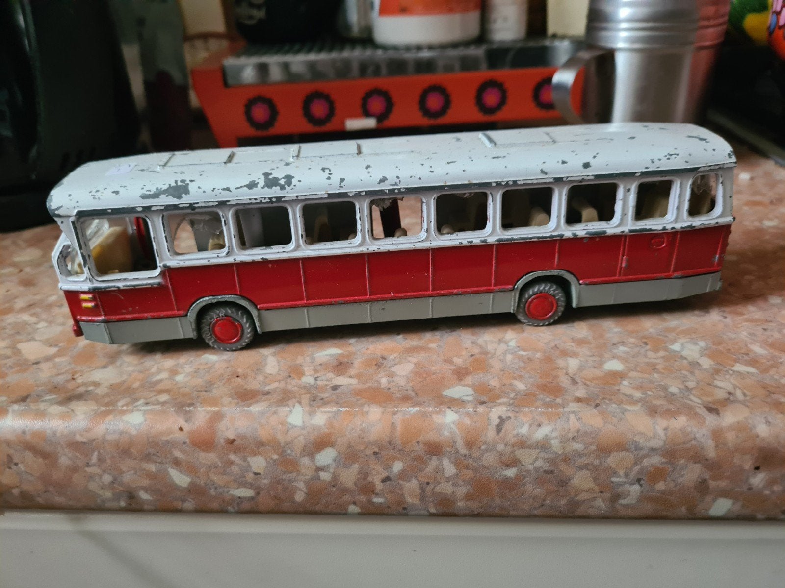 Vintage Lion-Toys DAF Citybus No. 38 - Made in Holland, Ophalen of Verzenden, Gebruikt