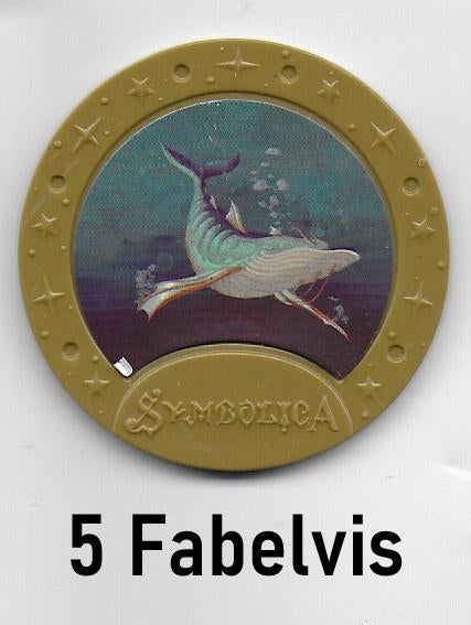 Emte Efteling medaillon nr 5 Fabelvis, Ophalen of Verzenden, Zo goed als nieuw, Overige typen