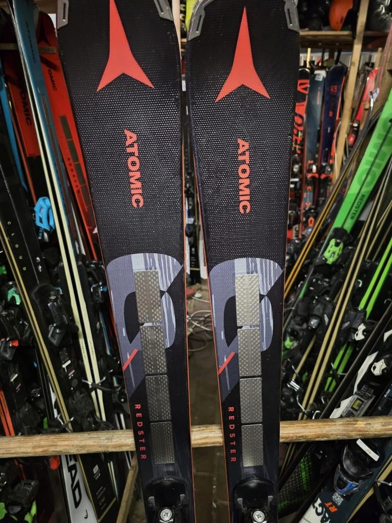 166cm ATOMIC REDSTER Q9i CARUBA WOODCORE, 160 tot 180 cm, Ophalen of Verzenden, Zo goed als nieuw, Carve
