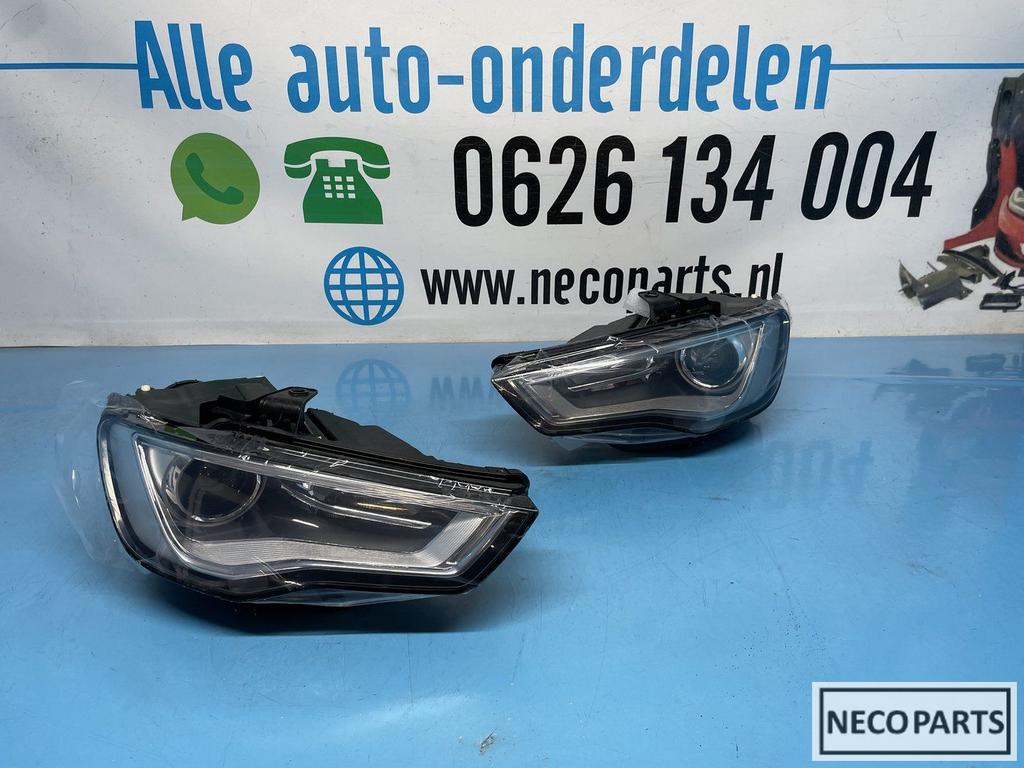 AUDI A3 8V XENON LED KOPLAMPEN COMPLEET NIEUW ORIGINEEL, Gebruikt, -, -, -