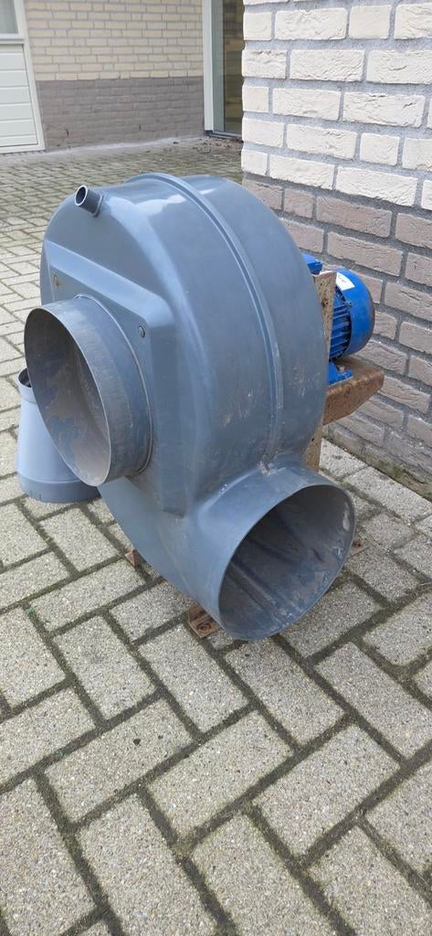 Afzuigmotor slakkenhuis 3-fase met regelunit., Ophalen, Gebruikt, Afzuiger