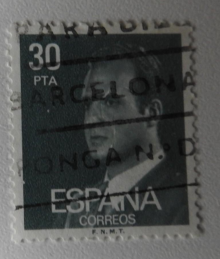 Postzegel Juan Carlos Spanje 1976, Verzenden, Gestempeld