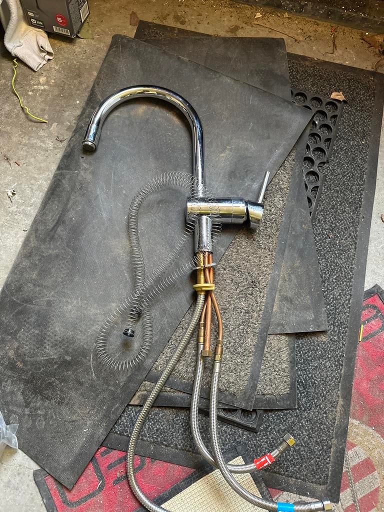 Grohe Keuken Kraan met Uittrekslang, Minder dan 50 cm, Gebruikt, Overige kleuren, Ophalen of Verzenden