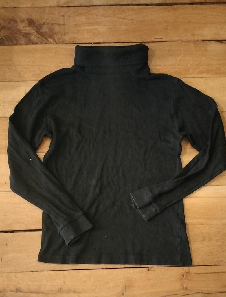 Zwarte Skipully met coll Maat 140, Ophalen of Verzenden, Gebruikt, Kleding