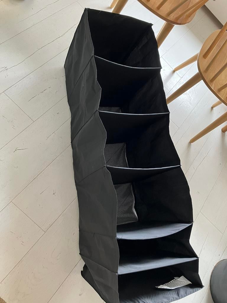 Ikea orginizer zwart planken kledingkast opbergsysteem, Ophalen of Verzenden, Zo goed als nieuw
