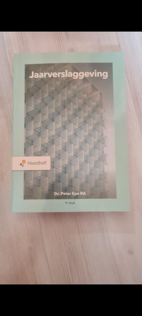 Jaarverslaggeving - Dr. Peter Epe RA, Dr. Peter Epe RA, Nieuw, Beta, HBO