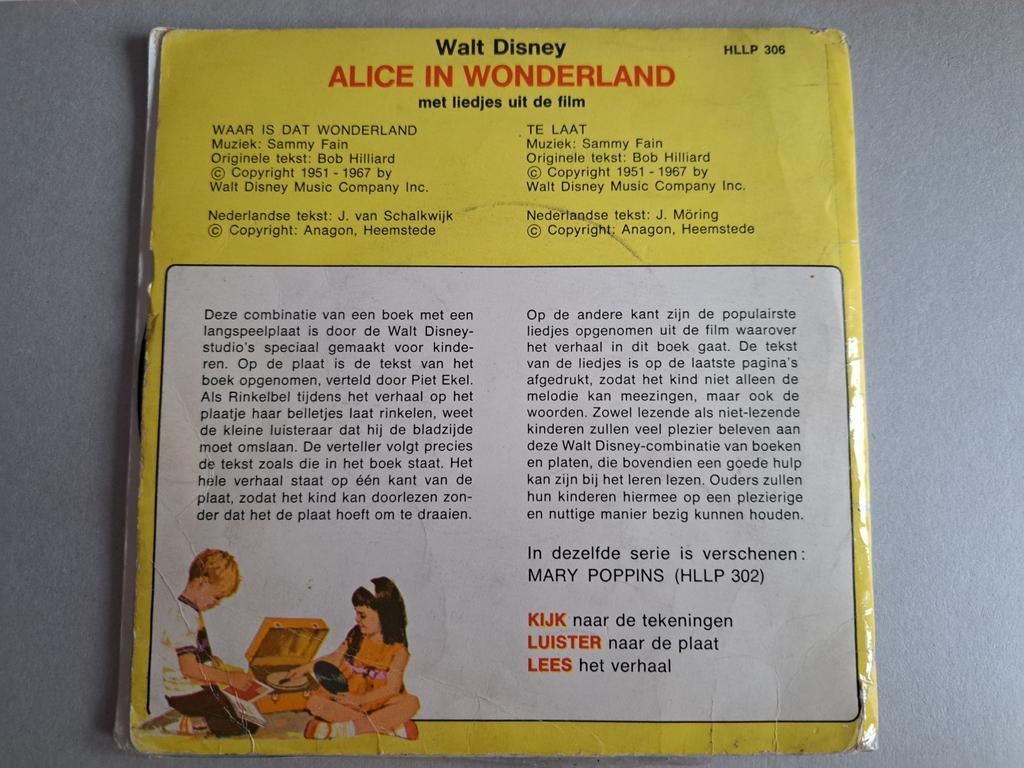 Alice in wonderland, Ophalen of Verzenden, Overige figuren, Beeldje of Figuurtje
