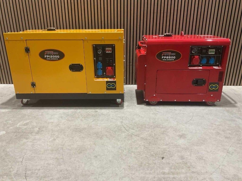 Fpower diesel aggregaat/stroomgenerator twee modellen‼️, Ophalen, Elektrisch startend, Dieselolie, Nieuw