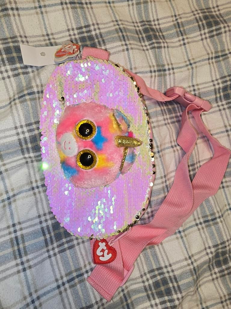 Ty Beanie Boo's Eenhoorn Heuptasje - Nieuwstaat, Kinderen en Baby's, Ophalen of Verzenden, Zo goed als nieuw, Ty