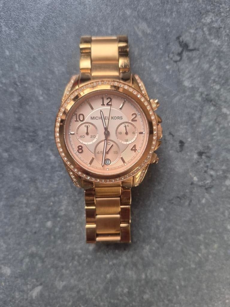 Michael kors dames horloge, Ophalen of Verzenden, Staal, Overige merken