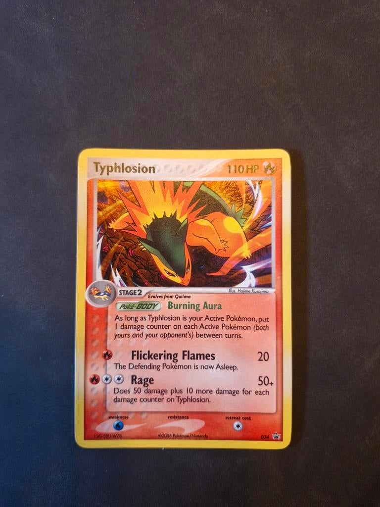 Typhlosion 034 Promo blackstar, Hobby en Vrije tijd, Verzamelkaartspellen | Pokémon, Ophalen of Verzenden