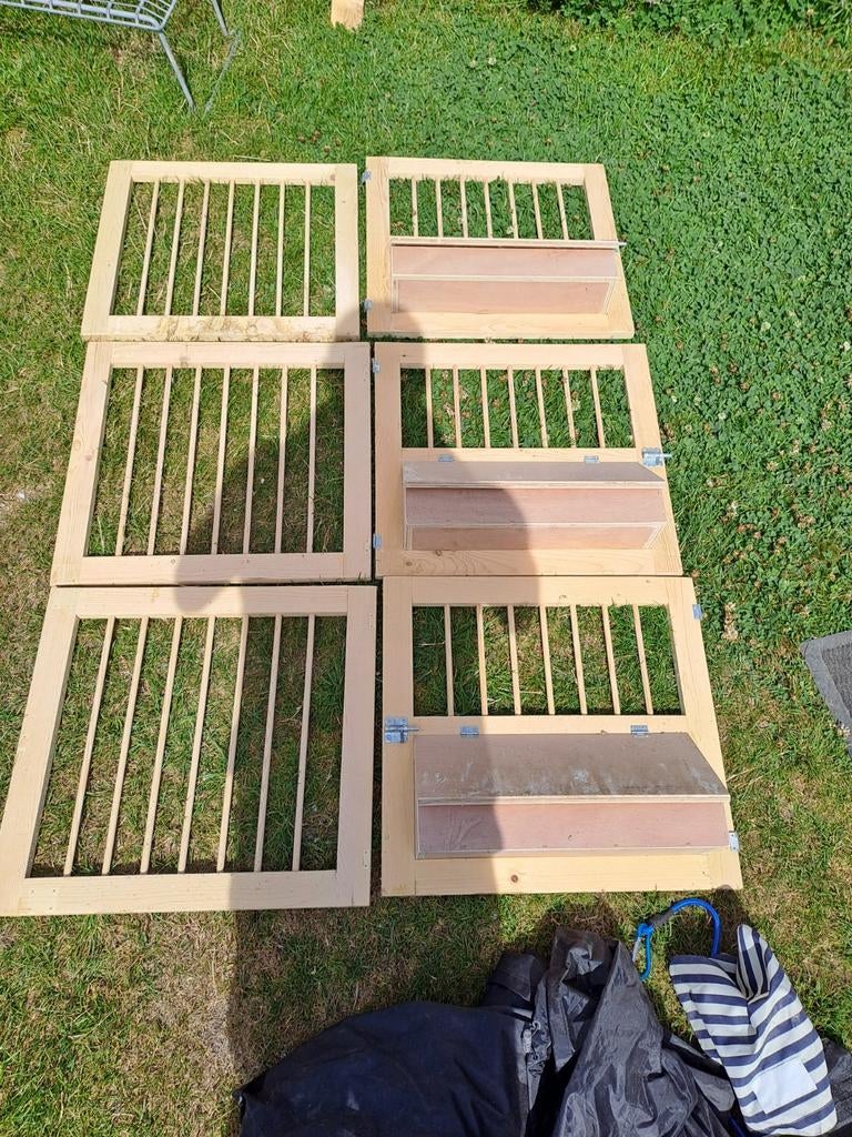Frontjes voor kweekbakken duiven, 2x 50 cm, Dieren en Toebehoren, Meerdere dieren, Postduif