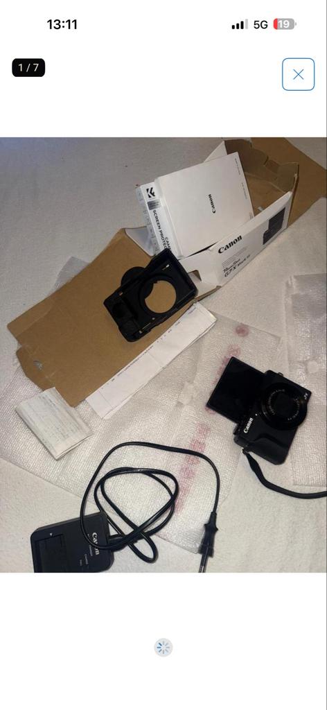 Canon Powershot G7X Mark III- PAS OP VOOR DEZE MAN!, Audio, Tv en Foto, Fotocamera's Digitaal, Verzenden, Canon, Compact, Zo goed als nieuw