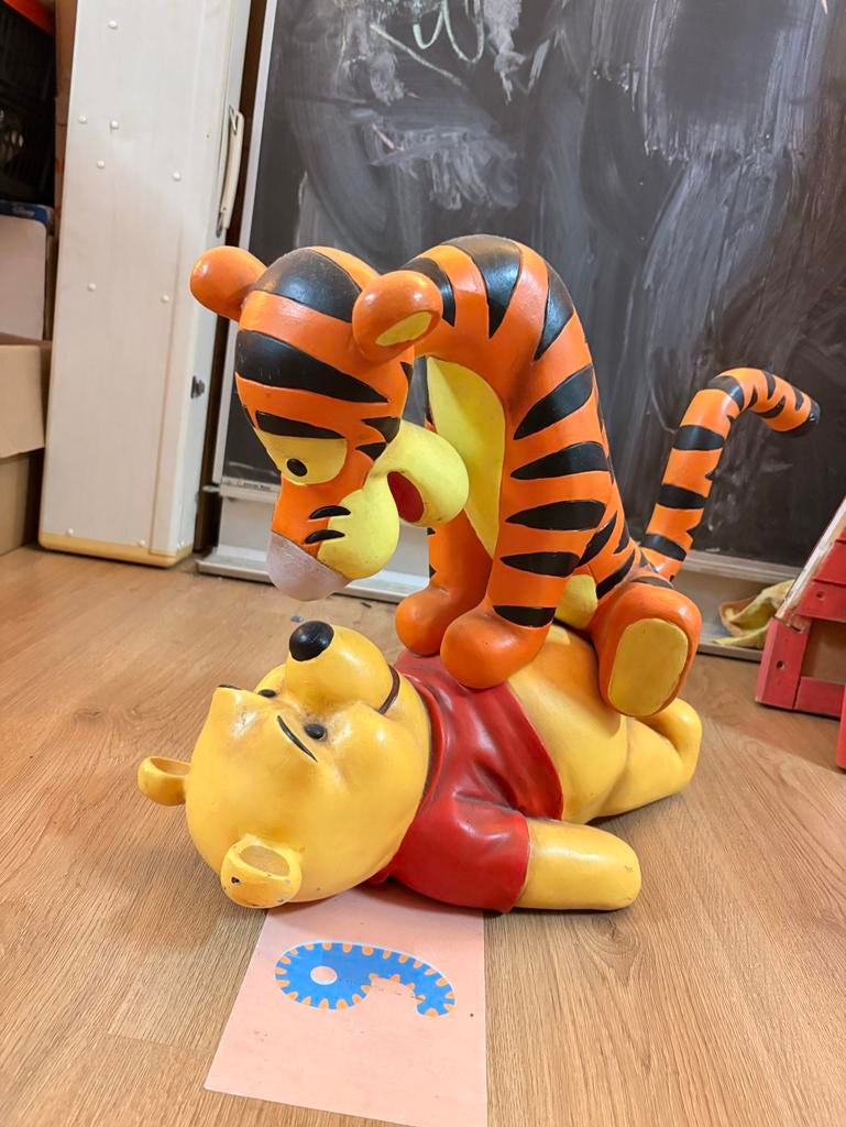 Winnie de Poeh en Teigetje Beeld, Ophalen of Verzenden, Gebruikt