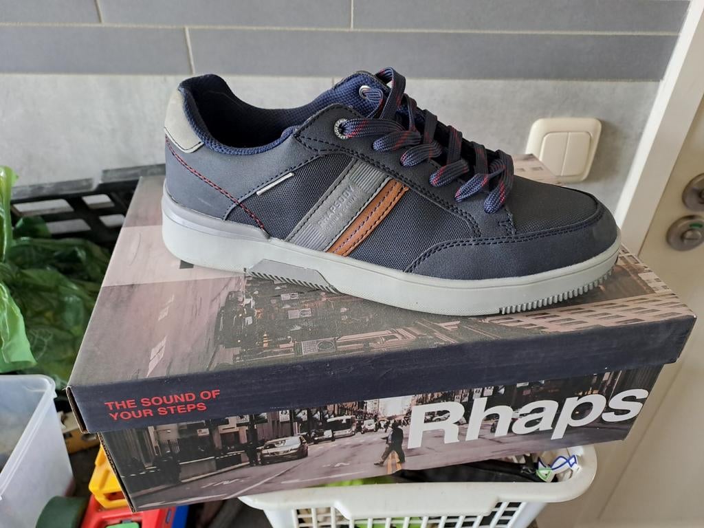 Heren schoenen maat 41, Blauw, Nieuw, Ophalen of Verzenden, Sneakers of Gympen