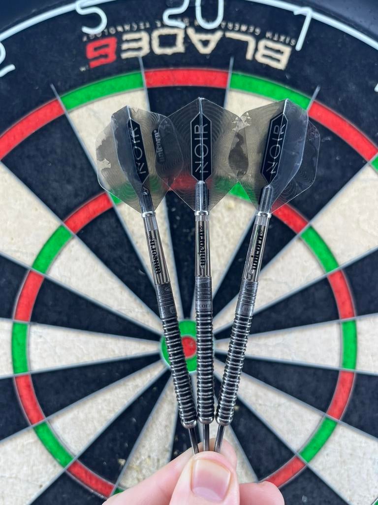 Unicorn Gary Anderson Noir 90% - Dartpijlen, Sport en Fitness, Darts, Verzenden, Gebruikt, Pijlen