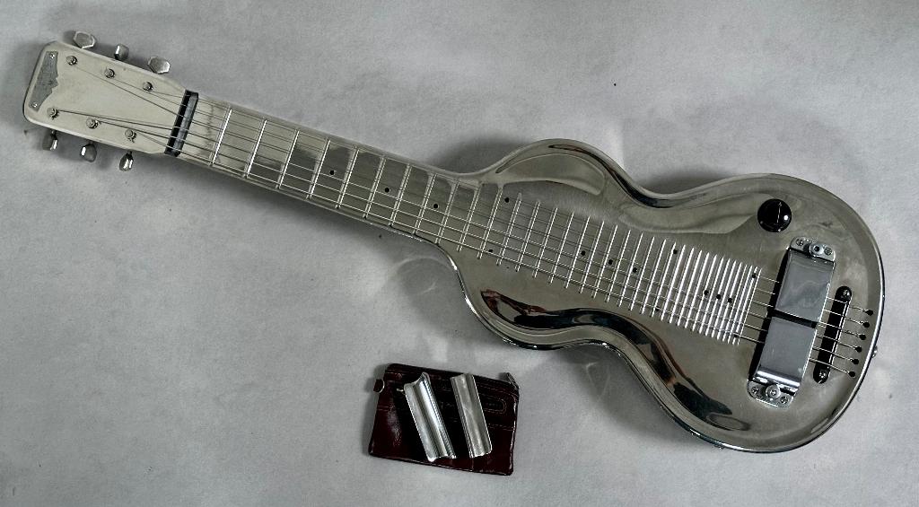 1937 Rickenbacker Silver Hawaiian Lap Steel, Muziek en Instrumenten, Snaarinstrumenten | Gitaren | Elektrisch, Gebruikt, Hollow body
