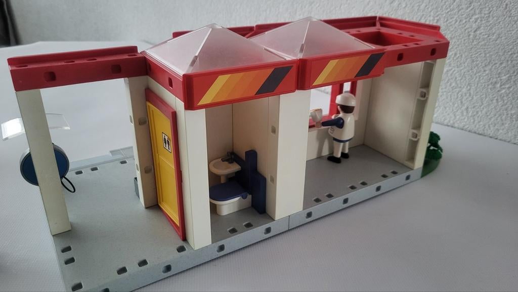 Playmobil 3254 Wegrestaurant - mist dakje, Kinderen en Baby's, Speelgoed | Playmobil, Ophalen of Verzenden, Gebruikt, Los playmobil
