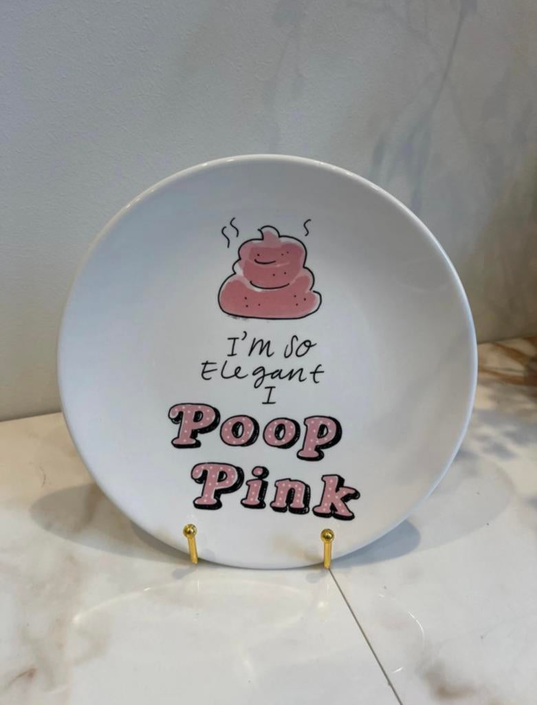 Blond Amsterdam café borjde poop pink, Huis en Inrichting, Blond Amsterdam, Nieuw, Ophalen of Verzenden, Bord(en)