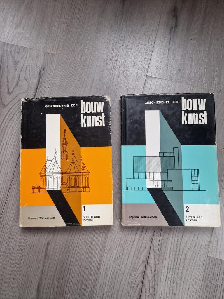 Geschiedenis der Bouwkunst - deel 1 & deel 2, Ophalen of Verzenden, Gelezen