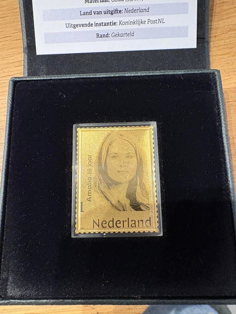 Amalia Postzegel 18 Jaar - 2e Oplage, Postzegels en Munten, Ophalen of Verzenden, Na 1940, Postfris
