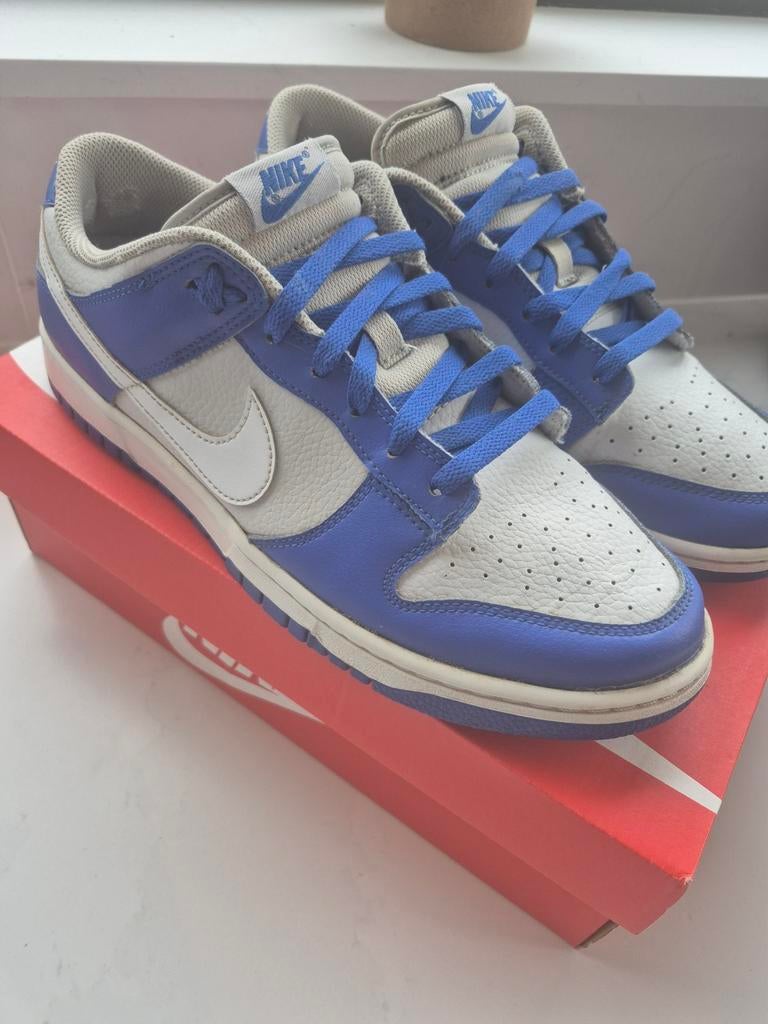 Nike dunk low origineel! Mt 44,5 blauw/wit blue photon dust, Kleding | Heren, Schoenen, Ophalen of Verzenden, Zo goed als nieuw