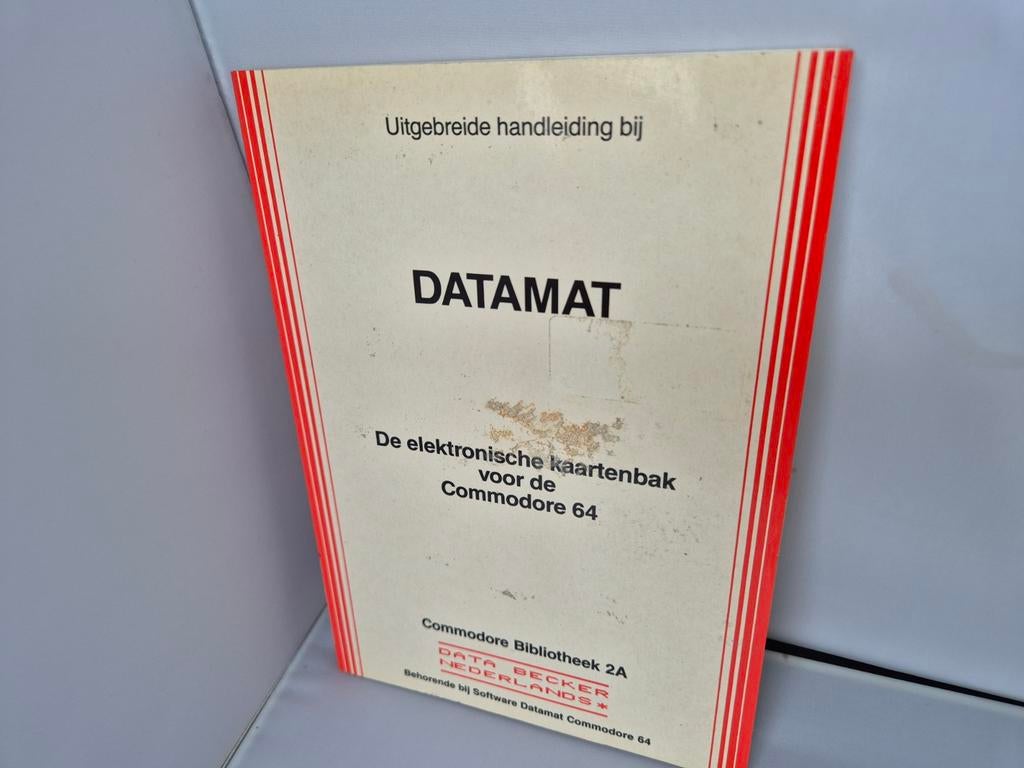 Datamat handleiding, electronische kaartenbak Commodore 64, Computers en Software, Ophalen of Verzenden