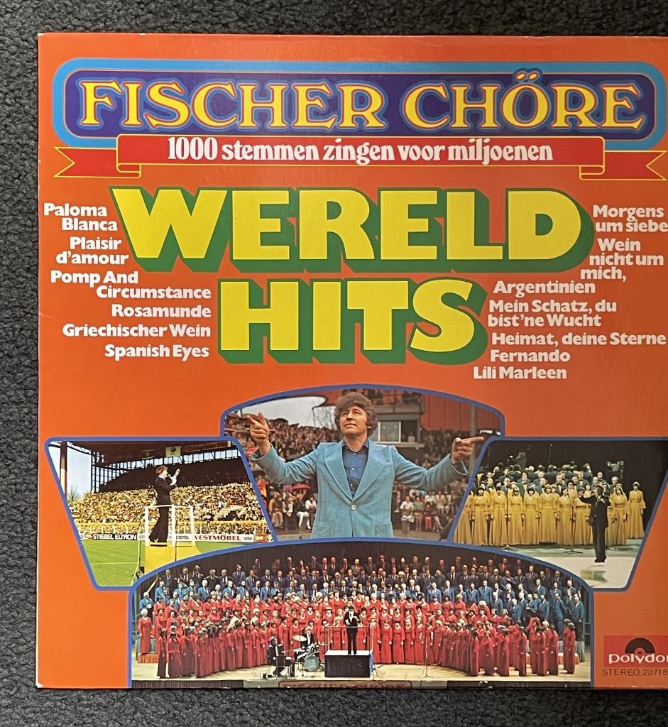 LP: Fischer Chöre -  Wereldhits, Ophalen of Verzenden, Zo goed als nieuw, 12 inch, Europees