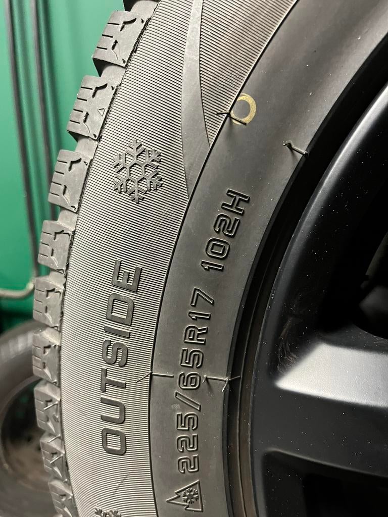 17 inch Mazda CX5 Nissan Qashqai  Winterset 5x114.3, Gebruikt, Velg(en), 17 inch, Ophalen of Verzenden