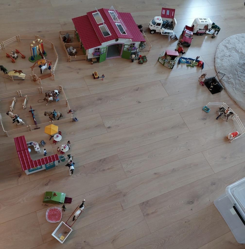 Schleich MEGA paardenset, voor urenlang speelplezier!, Ophalen, Zo goed als nieuw, Jongen of Meisje