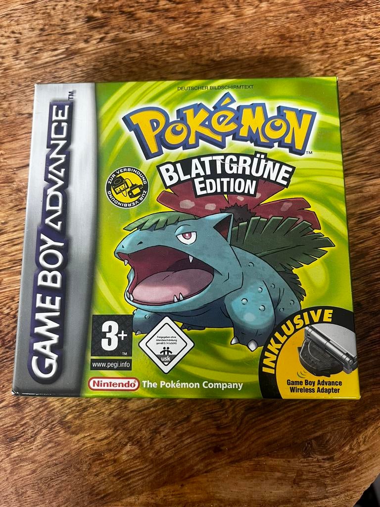 Pokémon Leaf Green (GBA, German), Spelcomputers en Games, Games | Nintendo Game Boy, Avontuur en Actie, 1 speler, Ophalen of Verzenden