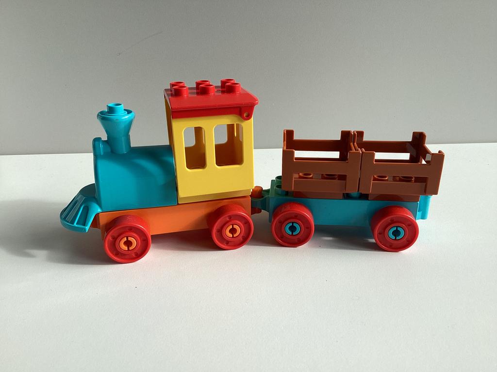 Duplo duwtrein / duw trein, Aastvej 1, 7190 Billund, Denemarken, Product.compliance@LEGO.com, Ophalen of Verzenden, Zo goed als nieuw
