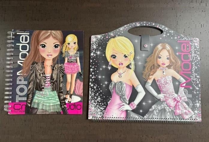 2x Top Model Kleurboek, Ophalen of Verzenden, Gebruikt, Overige typen