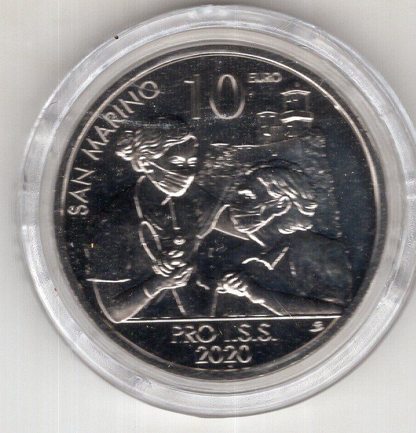 San Marino 10 Euro Pro I.S.S 2020, Verzenden, San Marino, 10 euro