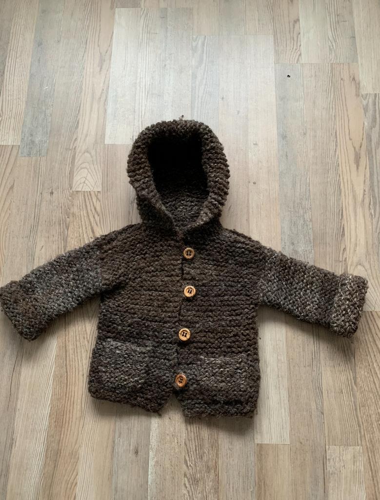 Schattig vestje wol maat 68/74, Ophalen, Zo goed als nieuw, Meisje, Truitje of Vestje