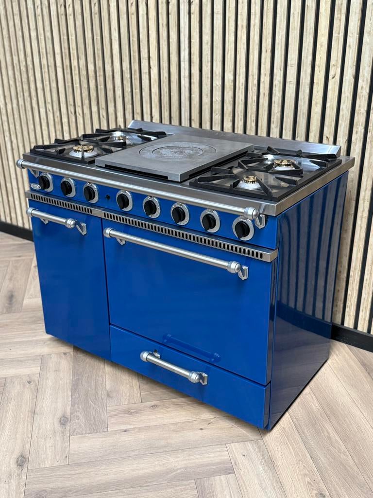Prachtige Godin Koningsblauw 110cm + Gasoven, 60 cm of meer, Grill, Ophalen of Verzenden, Gas