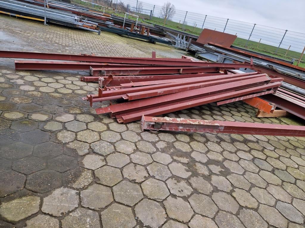 Staalconstructie, balken, panelen, loods, hergebruik, Ophalen, Gebruikt