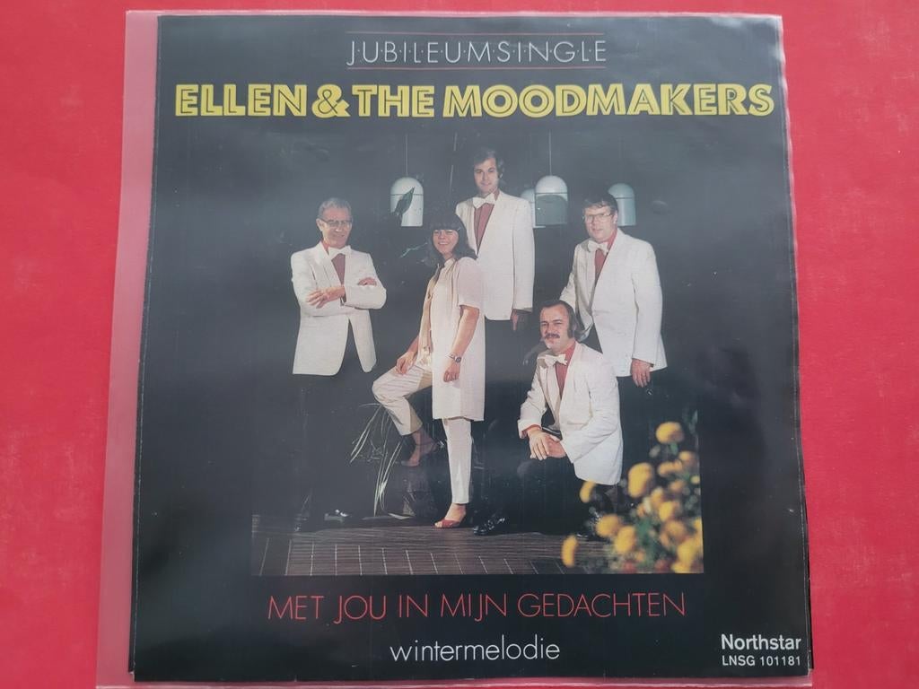 Ellen and the Moodmakers - Met jou in m'n gedachten, Ophalen of Verzenden, Zo goed als nieuw, Overige formaten, Levenslied of Smartlap